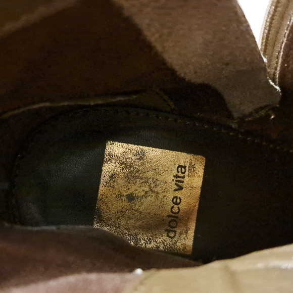 Dolce Vita suede bootie with side zip - Picture 8 of 9